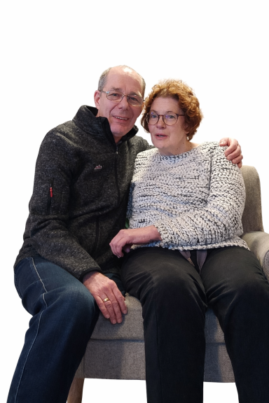 freigestelltes foto paar vorbereitet für lasergravur