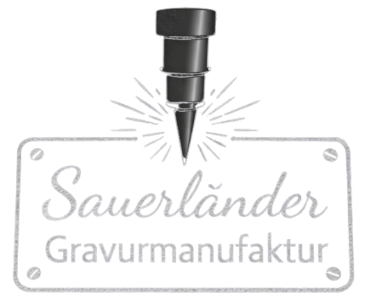 sauerlaender gravurmanufaktur logo gravur auf schiefer
