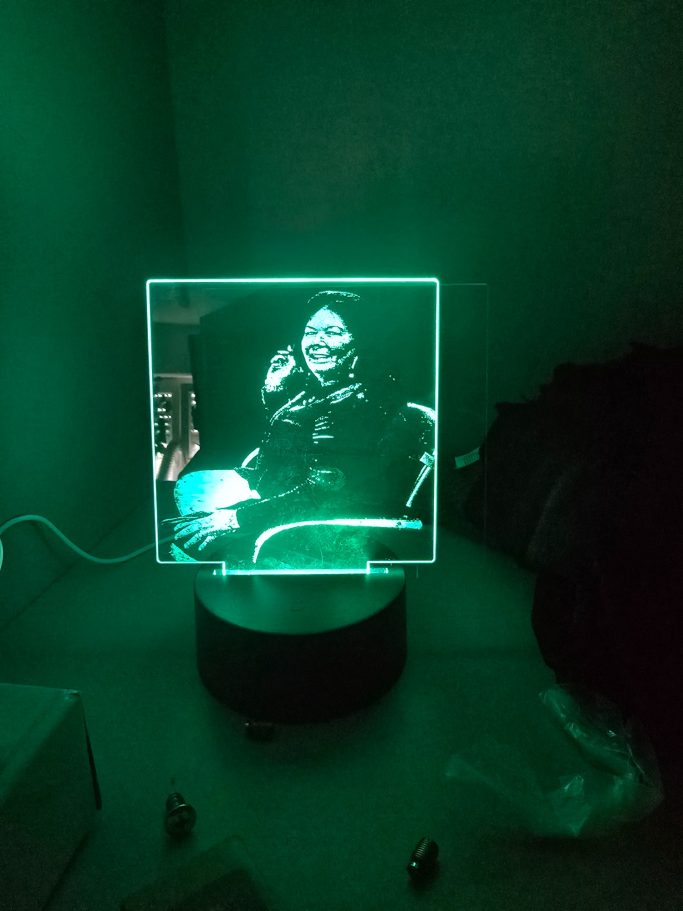 acryl nachtlicht fotogravur led